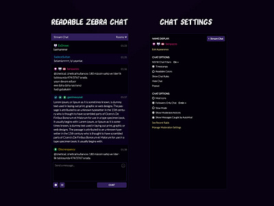 Twitch Chat UI chat twitch ui