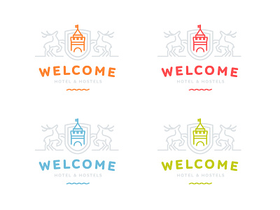 Welcome to NN brand identity branding cremlin deer hostel hotel logo design logotype nizniy novgorod nn russia web