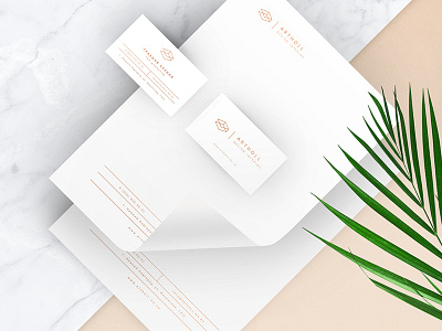 Artholl - branding branding interiors logo marble minimal