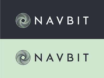 Navbit corporate identity custom typography geometry letterforms logo typography