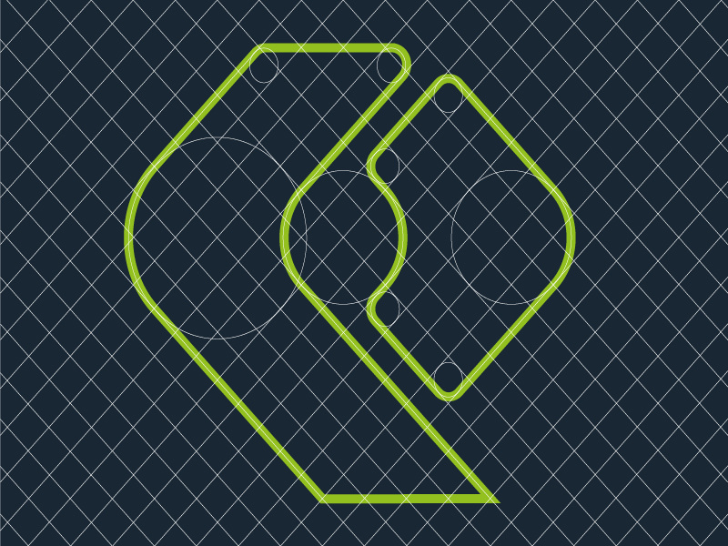 QiPoint branding corporate identity typography monogram icon logo