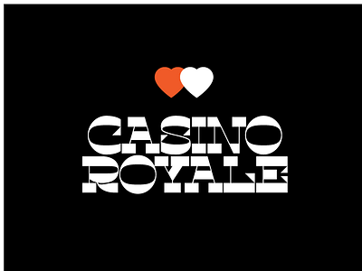 Casino Royale brand contrast type typography