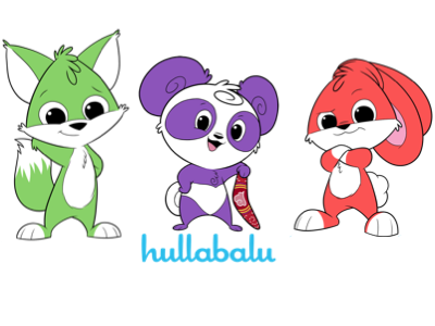 Locke, Pan, Chase Stickers character design hullabalu illustration sticker