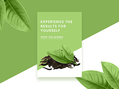 Shop Tea Blends Mobile CTA