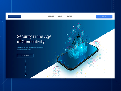 Technology Hero Header By From The Future On Dribbble