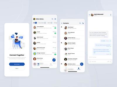 Messaging app | mobile app design