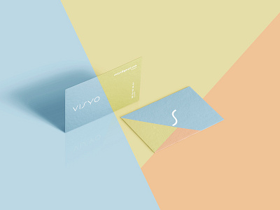Visyo branding business card carte de design identité logo visite visuelle