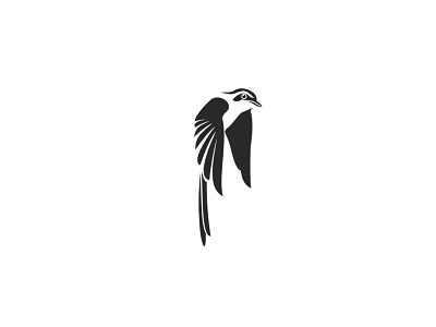 Birdylight animal bird brand design identity logo negative space