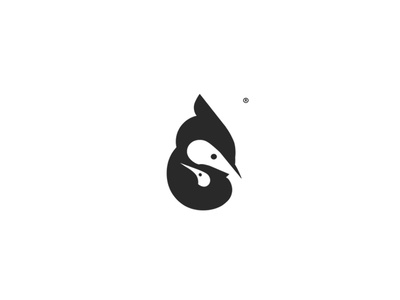 Moomi brand design identity identité logo minimalogo negative penguin space visuelle