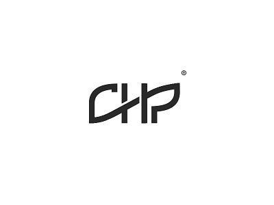 CHP brand chp design identity identité lettering logo minimalogo negative space visuelle