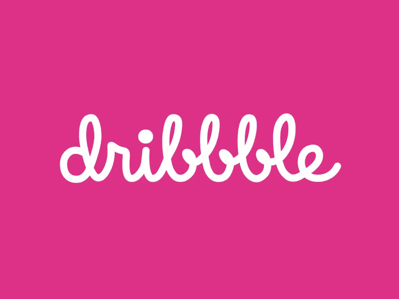 Now Dribbbling code dribbble first shot motion graphics svg
