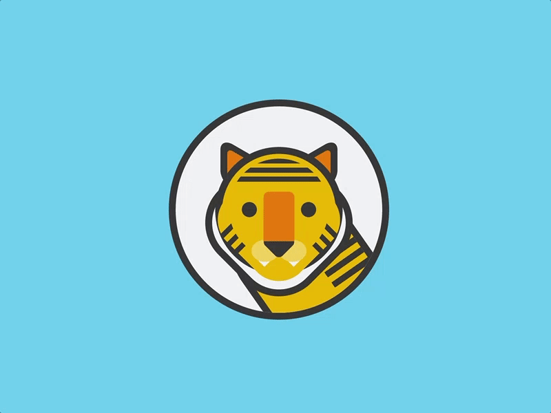 Tiger animation css dailycssimages gif tiger
