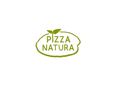 Logo for PIZZA NATURA 🌱🍕 logodesign