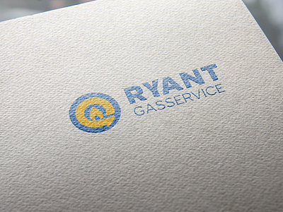 Logo RYANT GASSERVICE branding gasservice logo