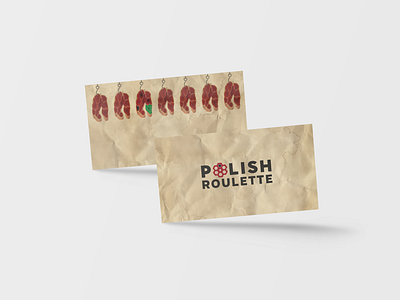 POLISH🥩ROULETTE | Business Card branding businesscard concept