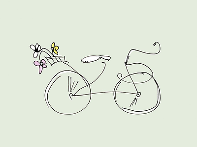 ART EVERY DAY NUMBER 615 / ILLUSTRATION / VELO bicycle velo