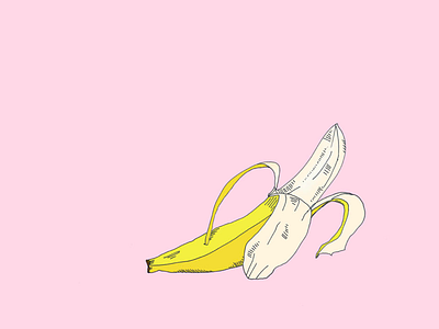 ART EVERY DAY NUMBER 334 / ILLUSTRATION/ BANANA
