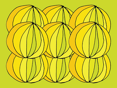 ART EVERY DAY NUMBER 336 / PATTERN / LAYERED YELLOW GREENS color colour green pattern yellow