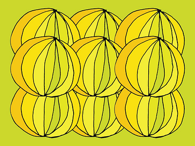 ART EVERY DAY NUMBER 336 / PATTERN / LAYERED YELLOW GREENS