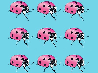 ART EVERY DAY NUMBER 355 / ILLUSTRATION / NINE arteveryday illustration ladybug