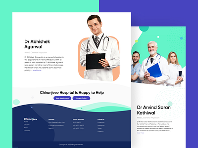 Doctors page graphicdesign homepage homepage design interface landingpage uidesign uidesigner webdesign website design