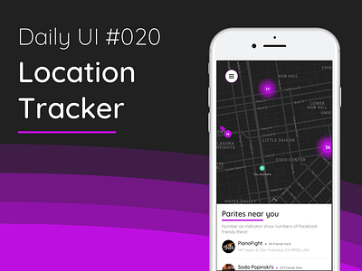 Daily UI - Location Tracker location tracker maps startup