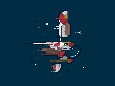 WindRacer #22 22 color future minimal racer ship space vector wind