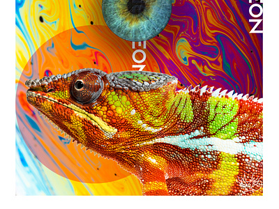 Be a chameleon collage-creatives collageartwork digitalart graphic design psychedelicart punkart surrealart trippyart