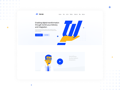 Tinker Ware branding business clean company design flat icon illustration minimal promo prototype responsive typography ui ux vector website wireframing