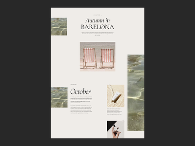 Autumn in Barcelona Issue 78 ecommence layout minimal minimaldesign typography ui ux web webdesign
