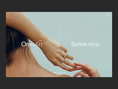 Oneday Sometime Issue 80 layout minimal minimaldesign typography ui ux web webdesign