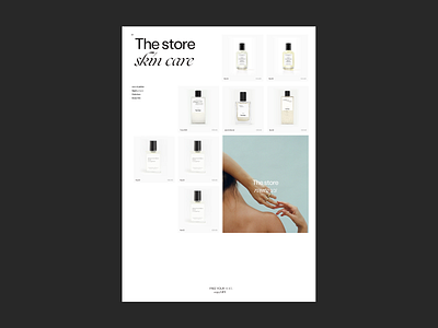 The store Issue 82 e commerce ecommerce layout minimal shop typography ui ux web webdesign