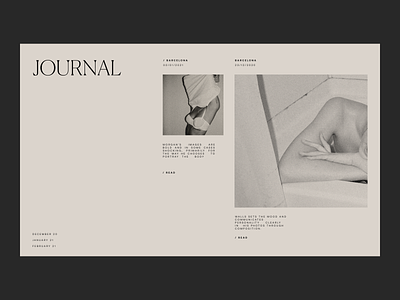 Issue 90 beige blog journal layout minimal minimalist typography ui ux web webdesign