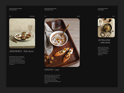Guide to Good Food Issue 93 black food layout minimal minimaldesign recipis typography ui ux web webdesign