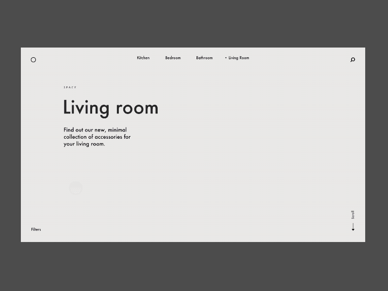 Home e-commerce Issue 06 animation grey minimal minimaldesign ui ux web webdesign