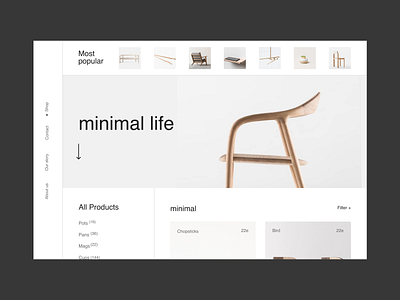 MinimalLife Issue 23 layout minimal minimaldesign ui ux web webdesign