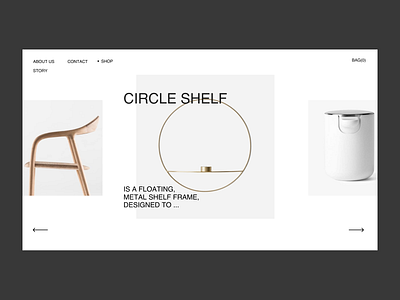 Circle Frame Issue 25 ecommence layout minimal minimaldesign typography ui ux web webdesign