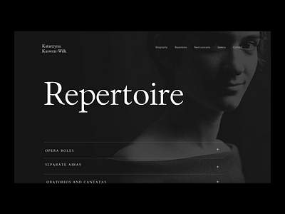 Repertoire Issue 28 layout typography ui ux web webdesign