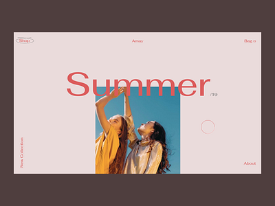 Summer 19 Issue 29 e commerce ecommence layout minimal minimaldesign typography ui ux web webdesign