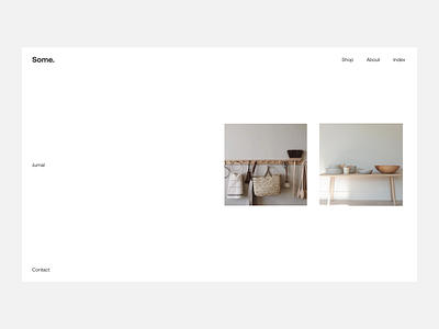 Some. Jurnal Issue 48 grey layout minimal minimaldesign ui ux web webdesign