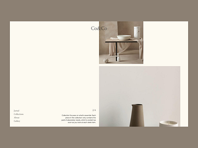 CoCo Ceramics Issue 50 layout minimal minimaldesign typography ui ux web webdesign