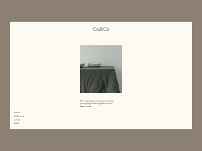 CoCo Table Issue 51 layout minimal minimaldesign typography ui ux web webdesign