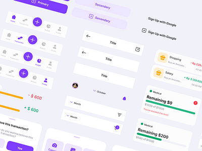 Montra - Expense Tracker UI kit