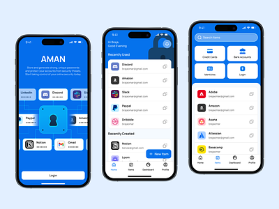 Aman - Password Manager App