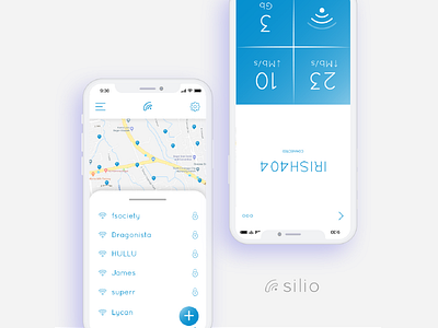 Silio UI Design app design graphic design ui ui design user interface wifi