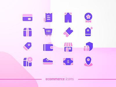 E-commerce Icons design e commerce icon graphic design icon design icon pack icons ui