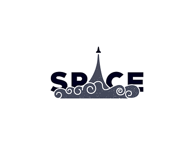 Space, daily challenge blue brand challenge daily illustrator logo nasa space spacecraft vector words