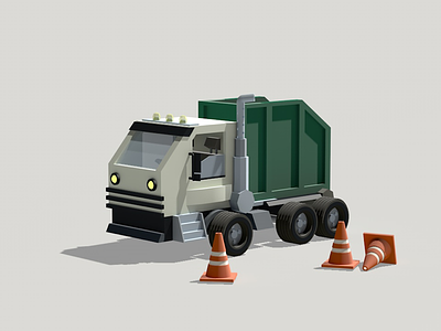 Dump Truck 3d animation 3d modeling 3d rendering animation c4d cars cinema 4d dump truck illustration modeling vehicles