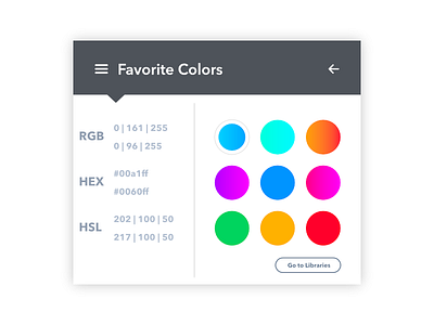 #dailyui #060 affinity designer color pick daily ui 060