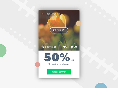 #dailyui #061 affinity designer redeem coupons daily ui 061